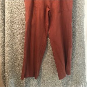 Eileen Fisher organic linen pants